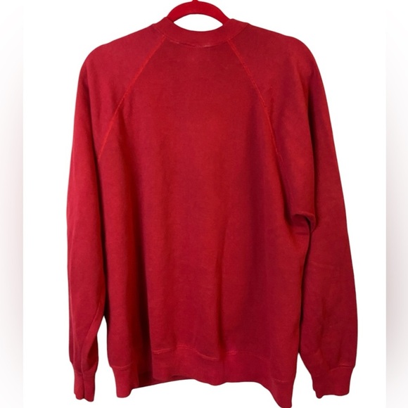 Vintage Wolf & Sons Red Beary Christmas Sweatshirt - Picture 7 of 14